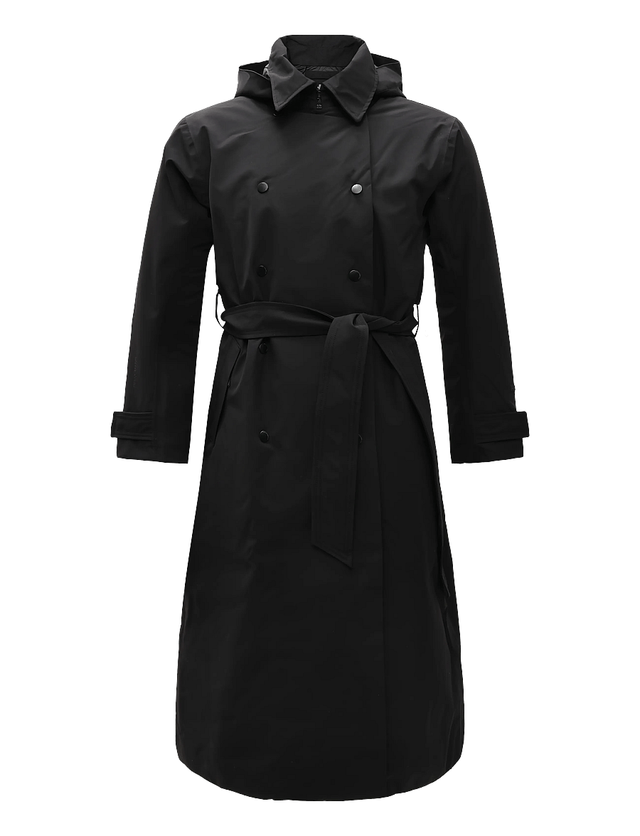 Helly Hansen - W AVENUE INS LONG TRENCH COAT - black - 0