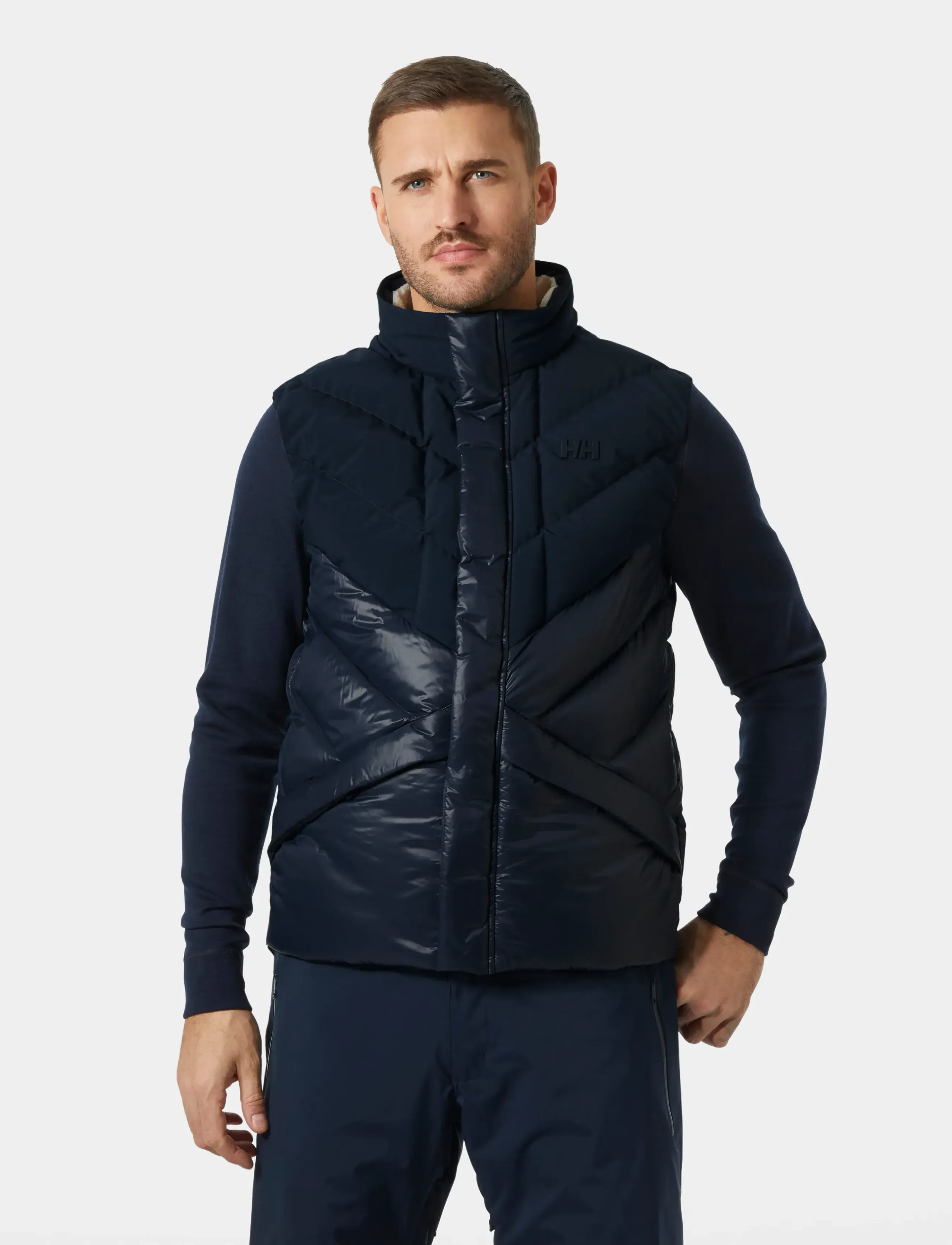 Helly Hansen Village Puffy Vest, Mænd, Puffer Vest, Navy, Str: XXL