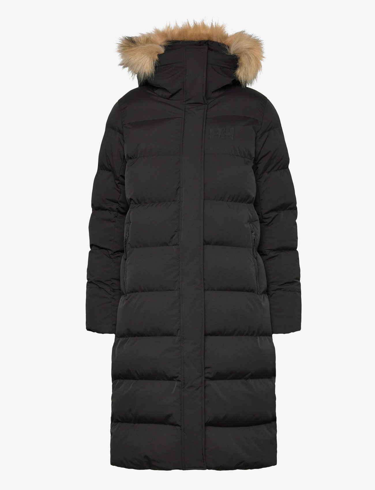 Helly Hansen - W ARIA LONG PARKA - jackets - black - 1