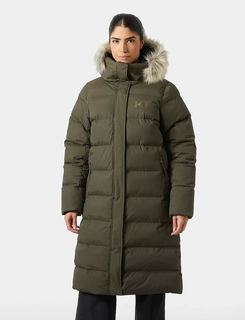 Helly Hansen - W ARIA LONG PARKA - jakker - green - 0