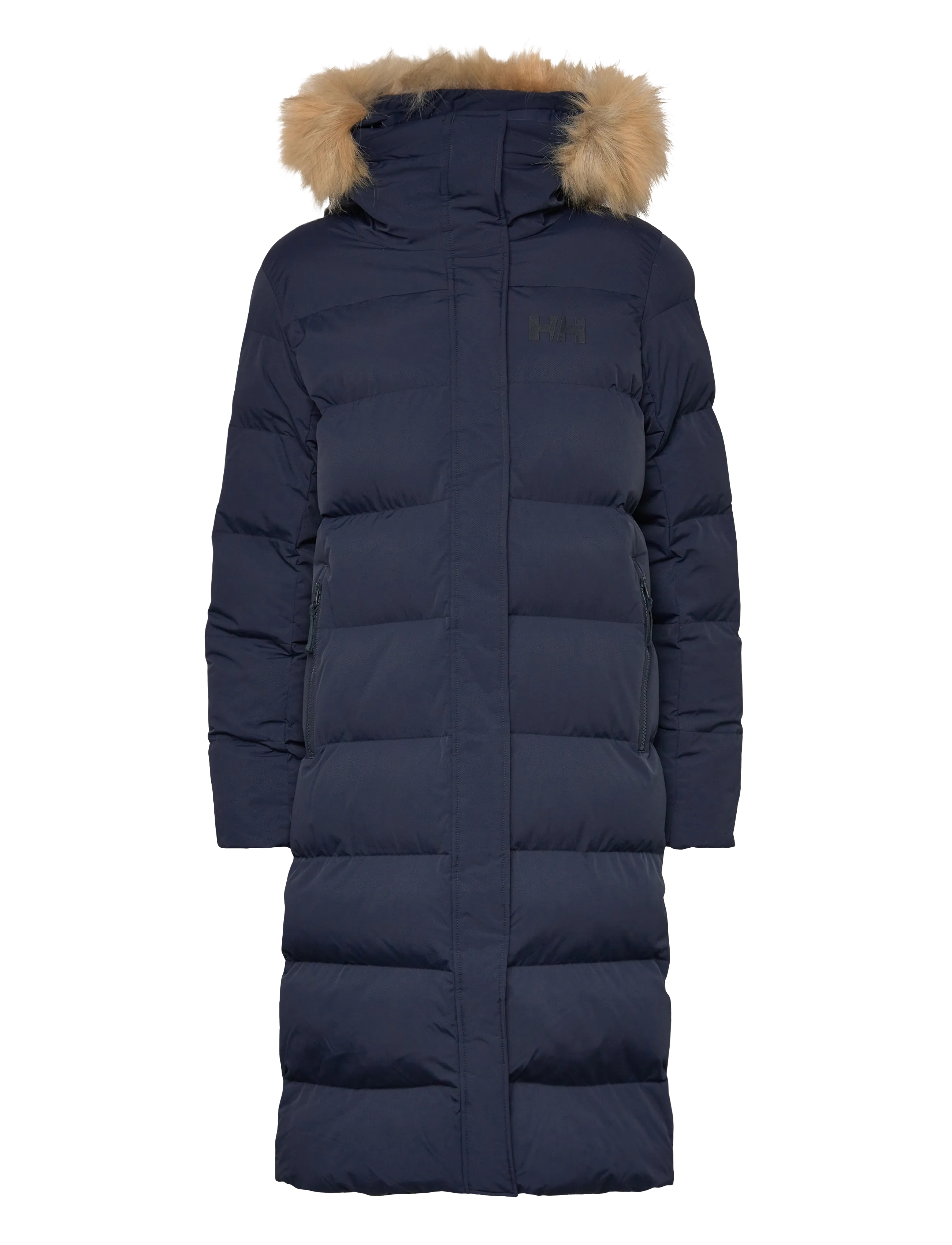 Helly Hansen W ARIA LONG PARKA - Winter Coats - NAVY / navy