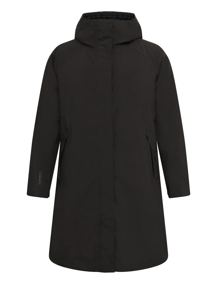 Helly Hansen - W LILY INS RAINCOAT - dunjackor - black - 0