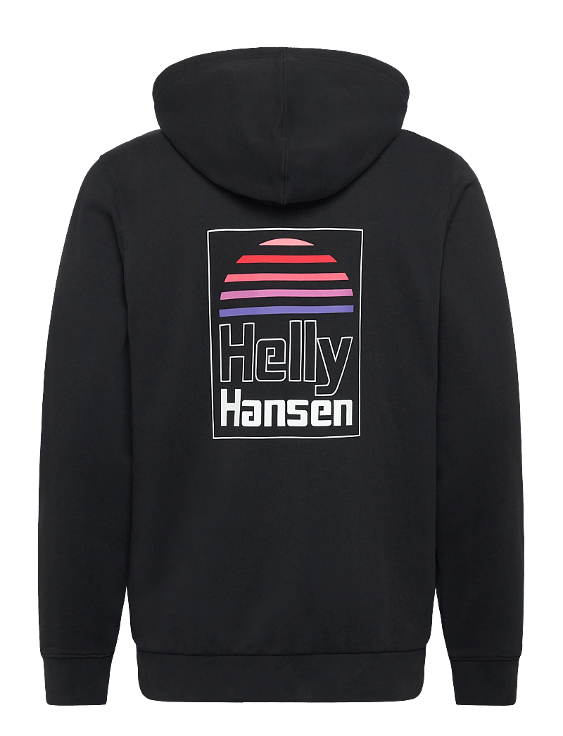 Helly Hansen - CORE GRAPHIC HOODIE - overdele - black - 2