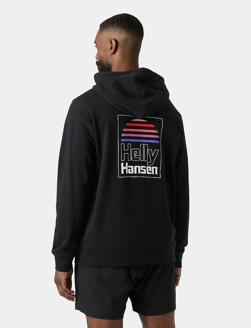 Helly Hansen - CORE GRAPHIC HOODIE - overdele - black - 3