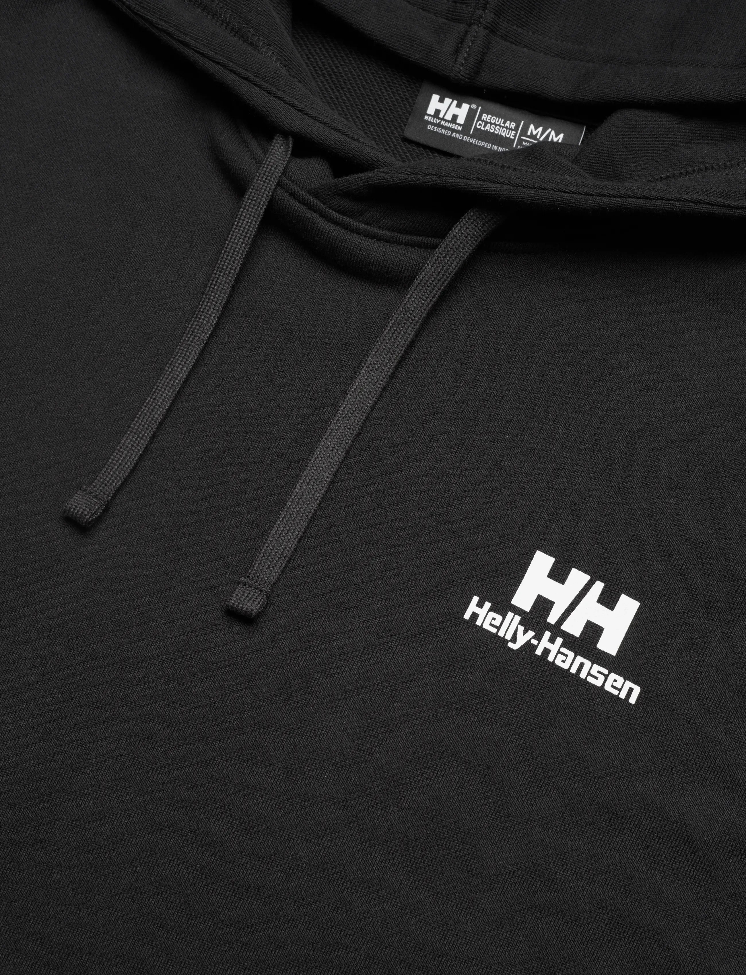 Helly Hansen - CORE GRAPHIC HOODIE - tops - black - 5