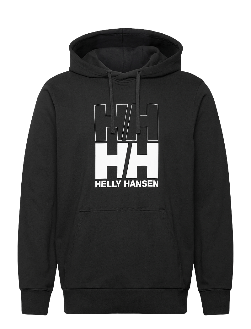 Helly Hansen - CORE GRAPHIC HOODIE - hættetrøjer - black - 0