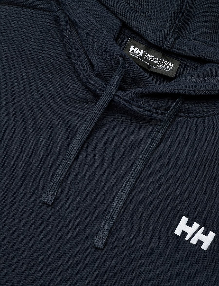 Helly Hansen - CORE GRAPHIC HOODIE - tops - navy - 5