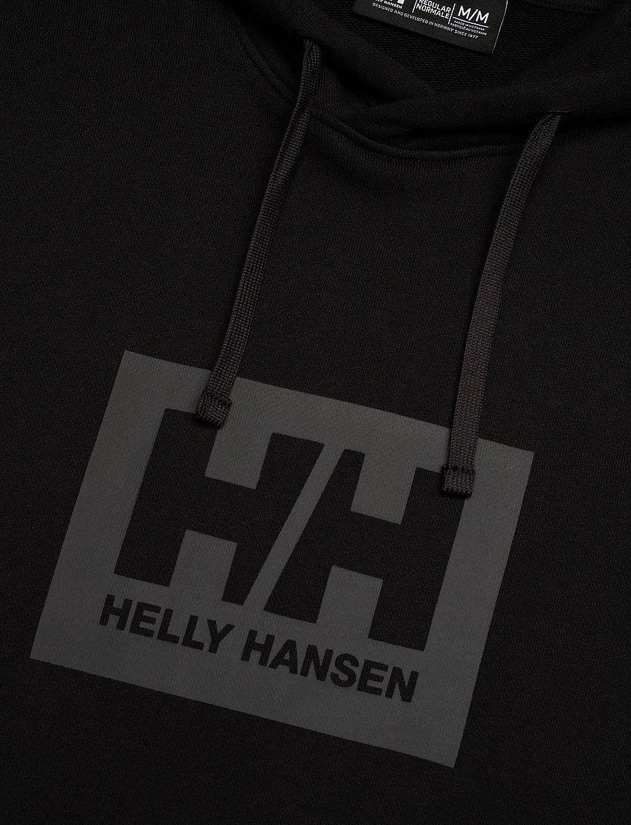 Helly Hansen - HH BOX HOODIE - sweatshirts - black - 4