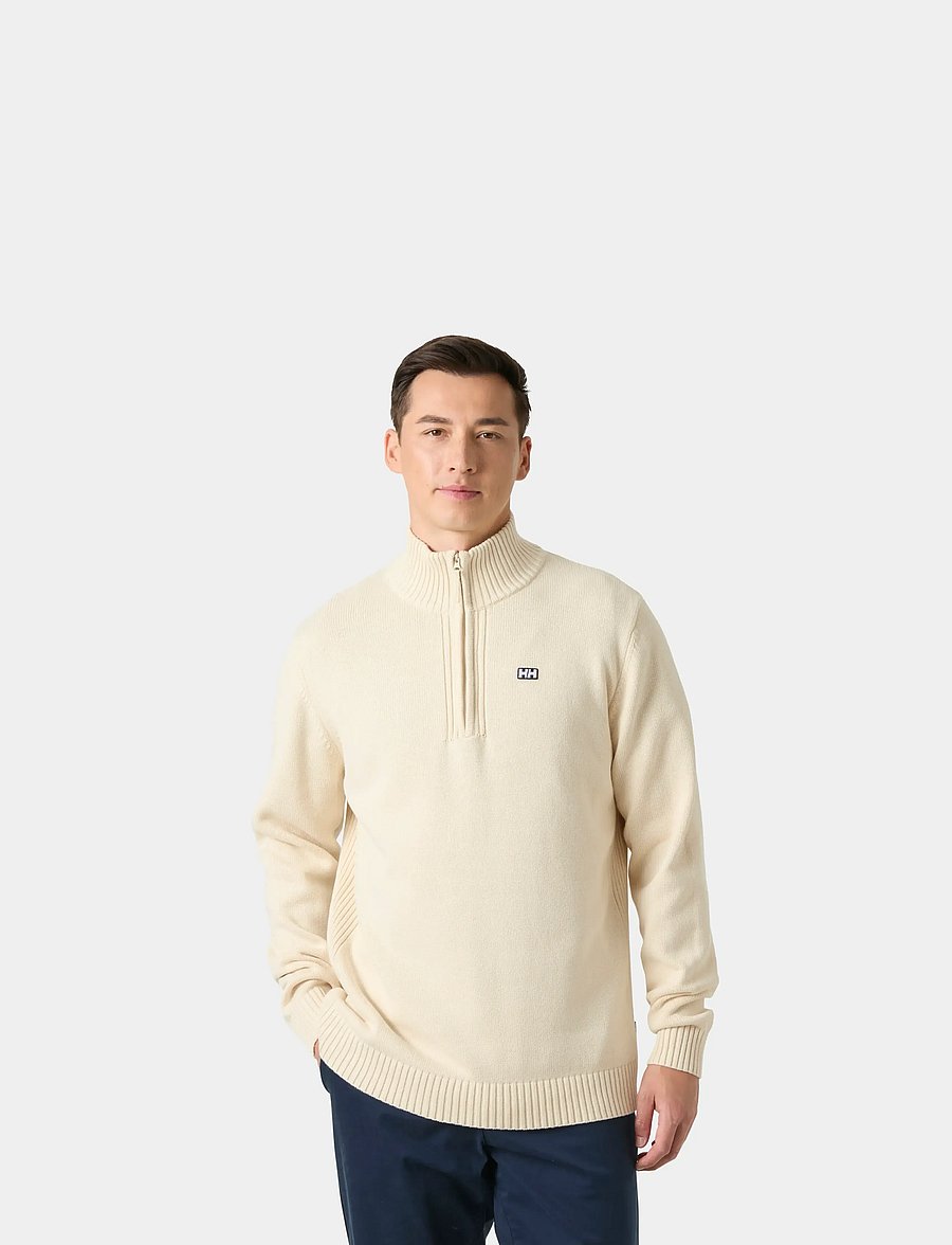 Helly Hansen - SMOEGEN 1/2 ZIP SWEATER - dressipluusid - cream - 0