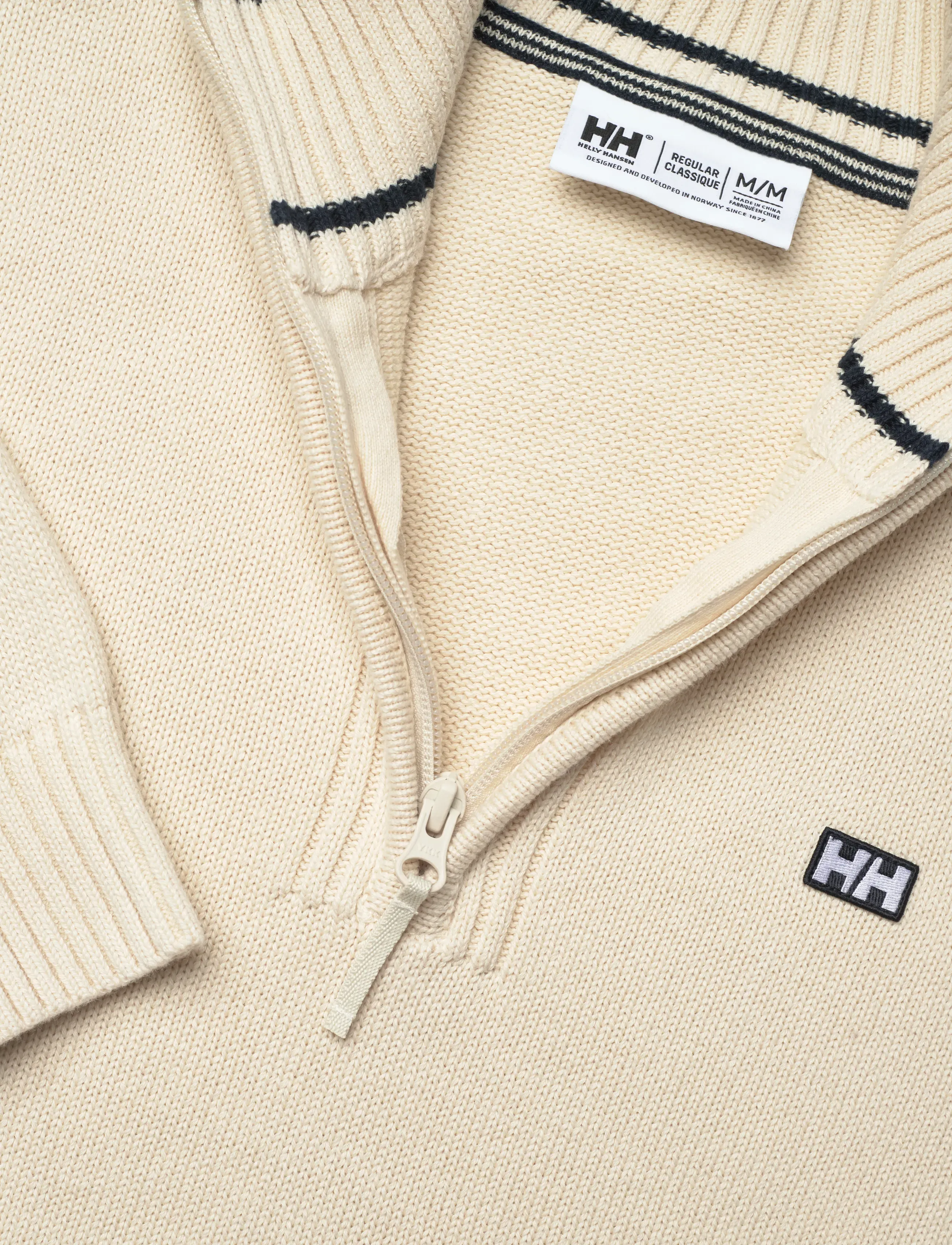 Helly Hansen - SMOEGEN 1/2 ZIP SWEATER - dressipluusid - cream - 5