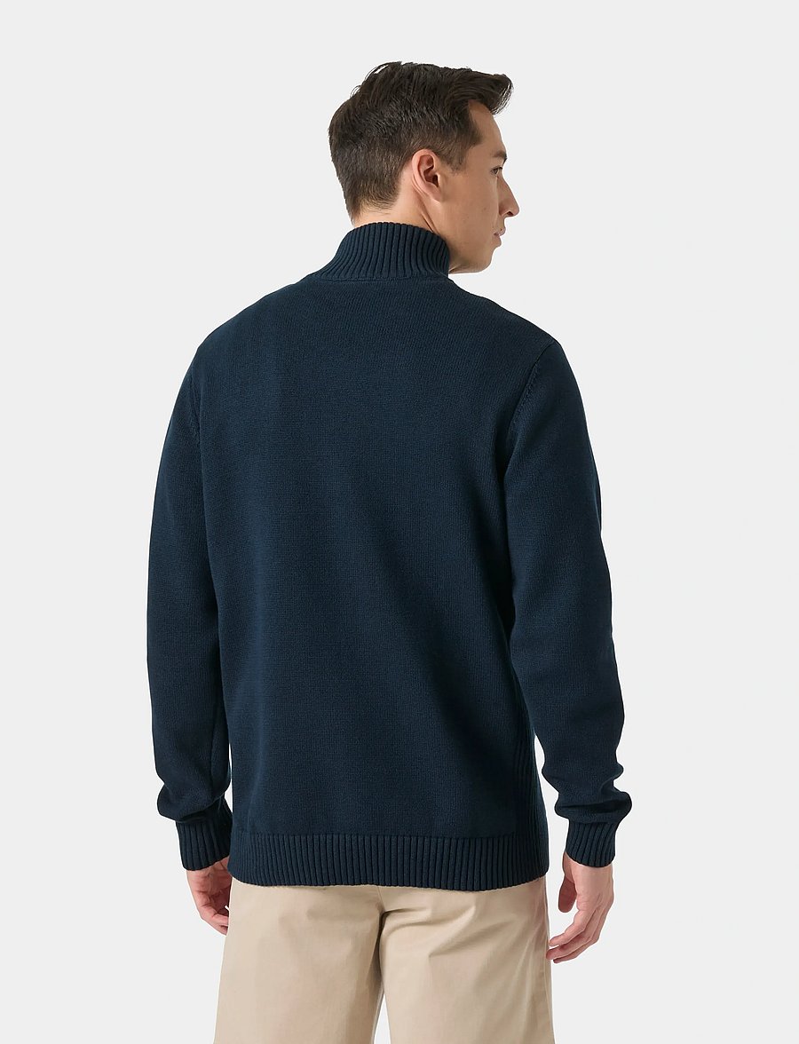 Helly Hansen - SMOEGEN 1/2 ZIP SWEATER - sweatshirts - navy - 3