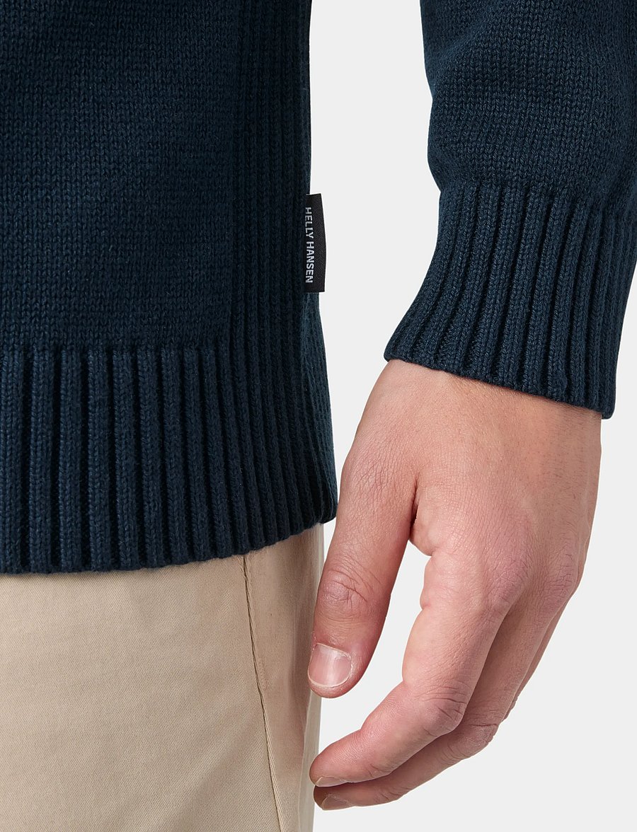 Helly Hansen - SMOEGEN 1/2 ZIP SWEATER - sweatshirts - navy - 5