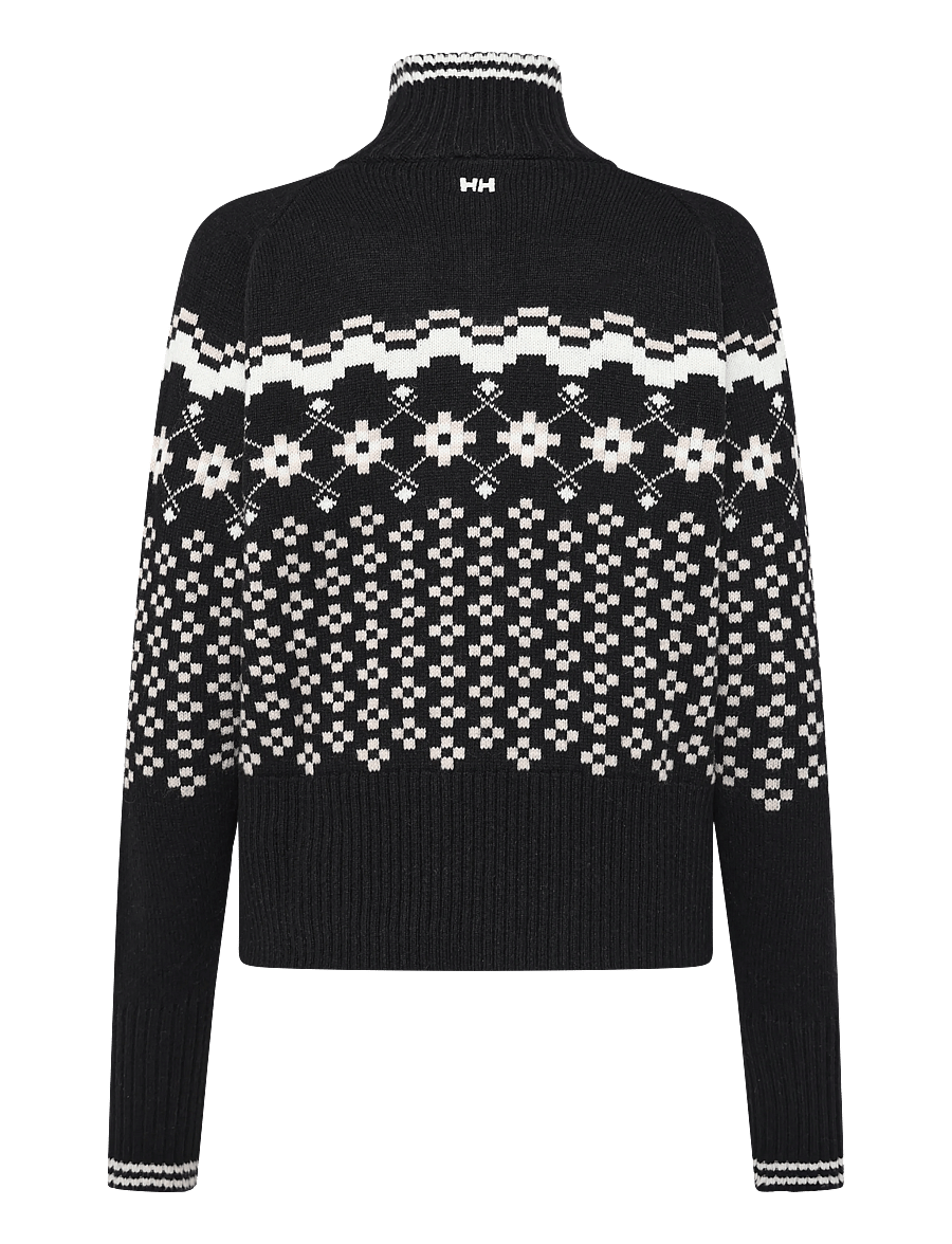 Helly Hansen - W APRÈS KNIT SWEATER - sweatshirts - black - 1