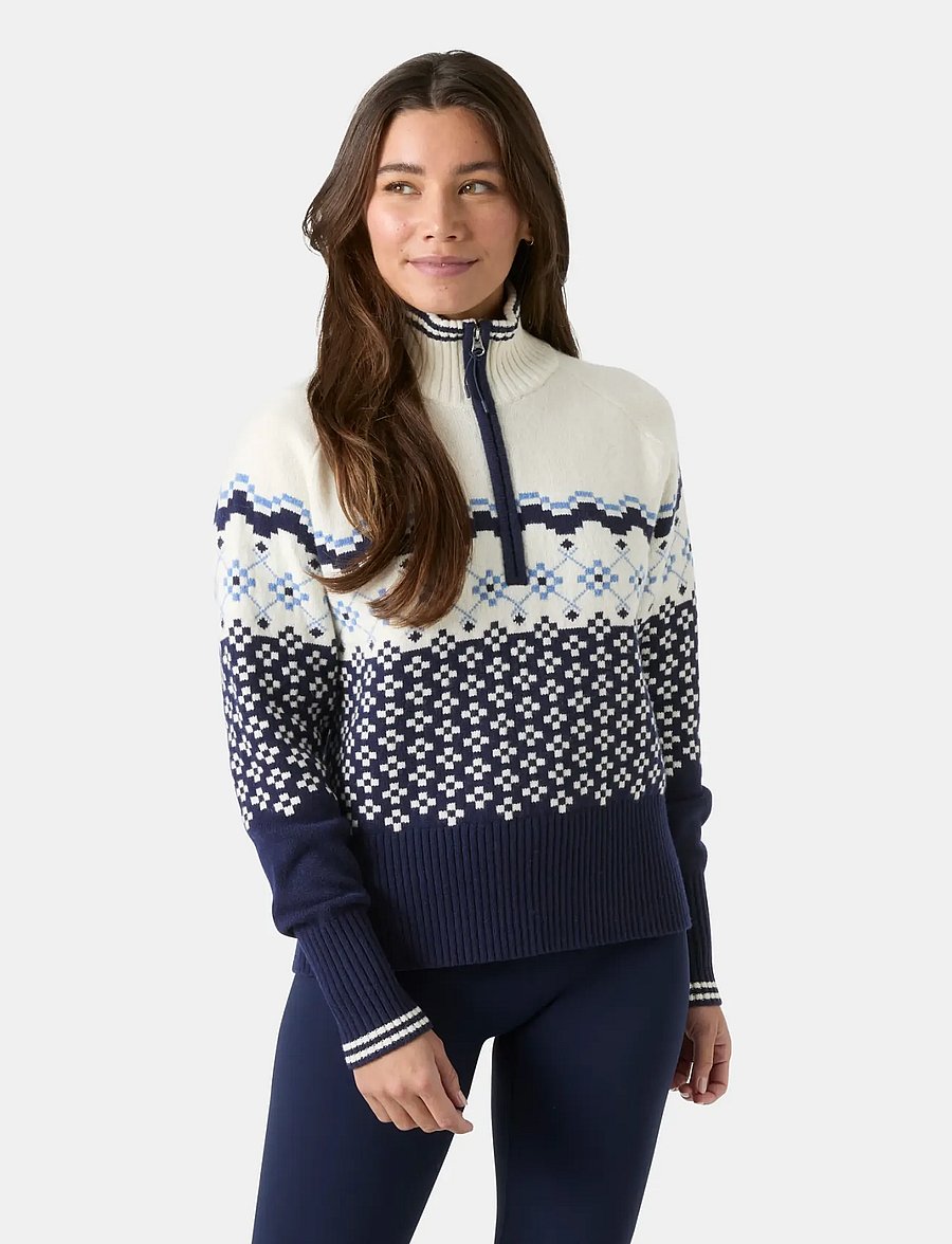 Helly Hansen - W APRÈS KNIT SWEATER - sweatshirts - navy - 0