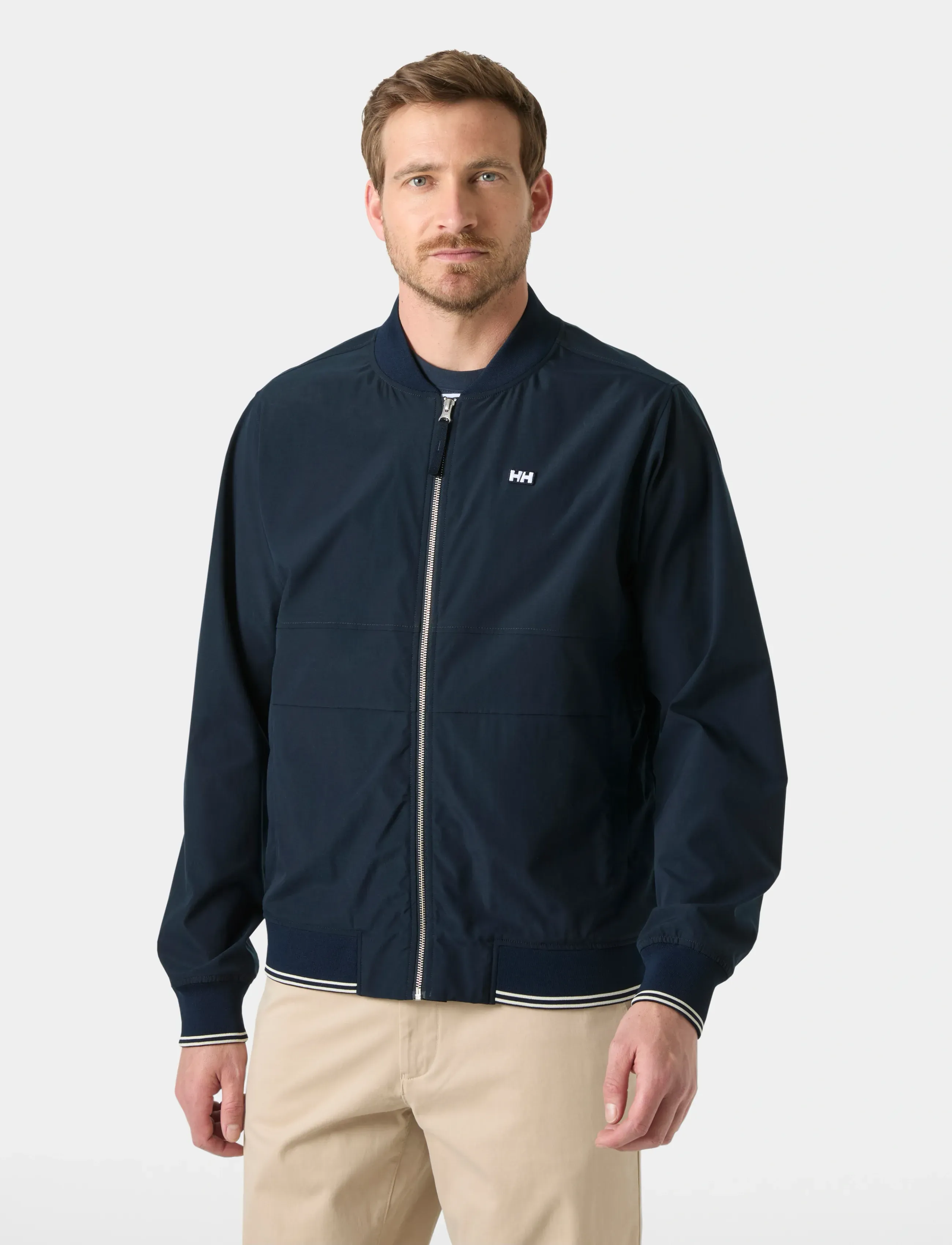Helly Hansen Marine Bomber Jacket, L, Navy, Sport Jackets > Sport Casual Jackets, Herre