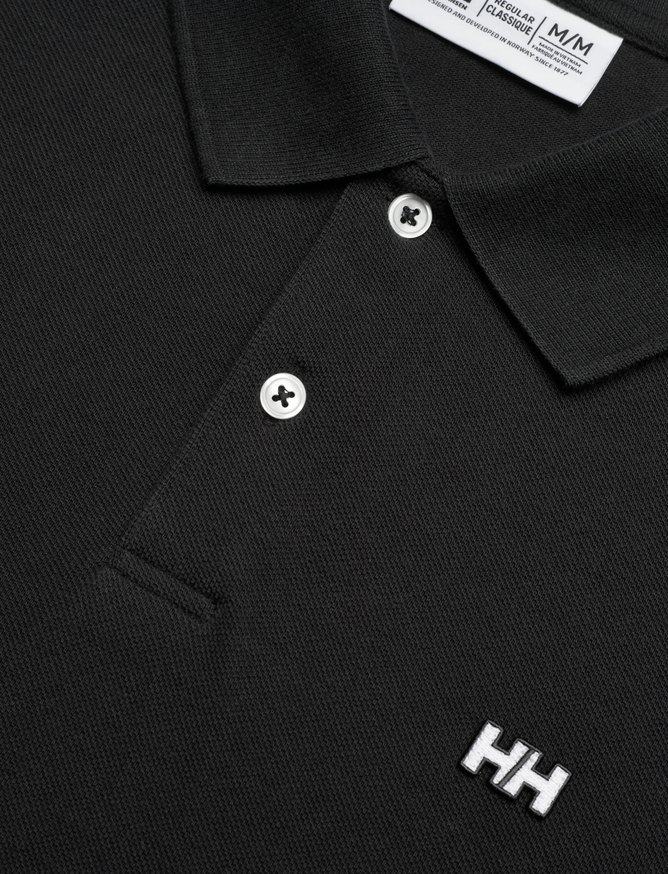 Helly Hansen - HUDSON POLO - kurzärmelig - black - 4