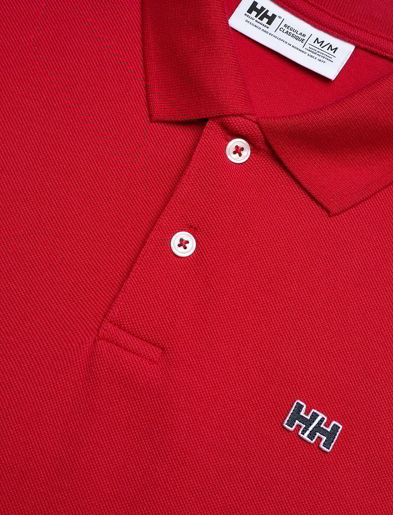 Helly Hansen - HUDSON POLO - toppar & t-shirts - red - 4
