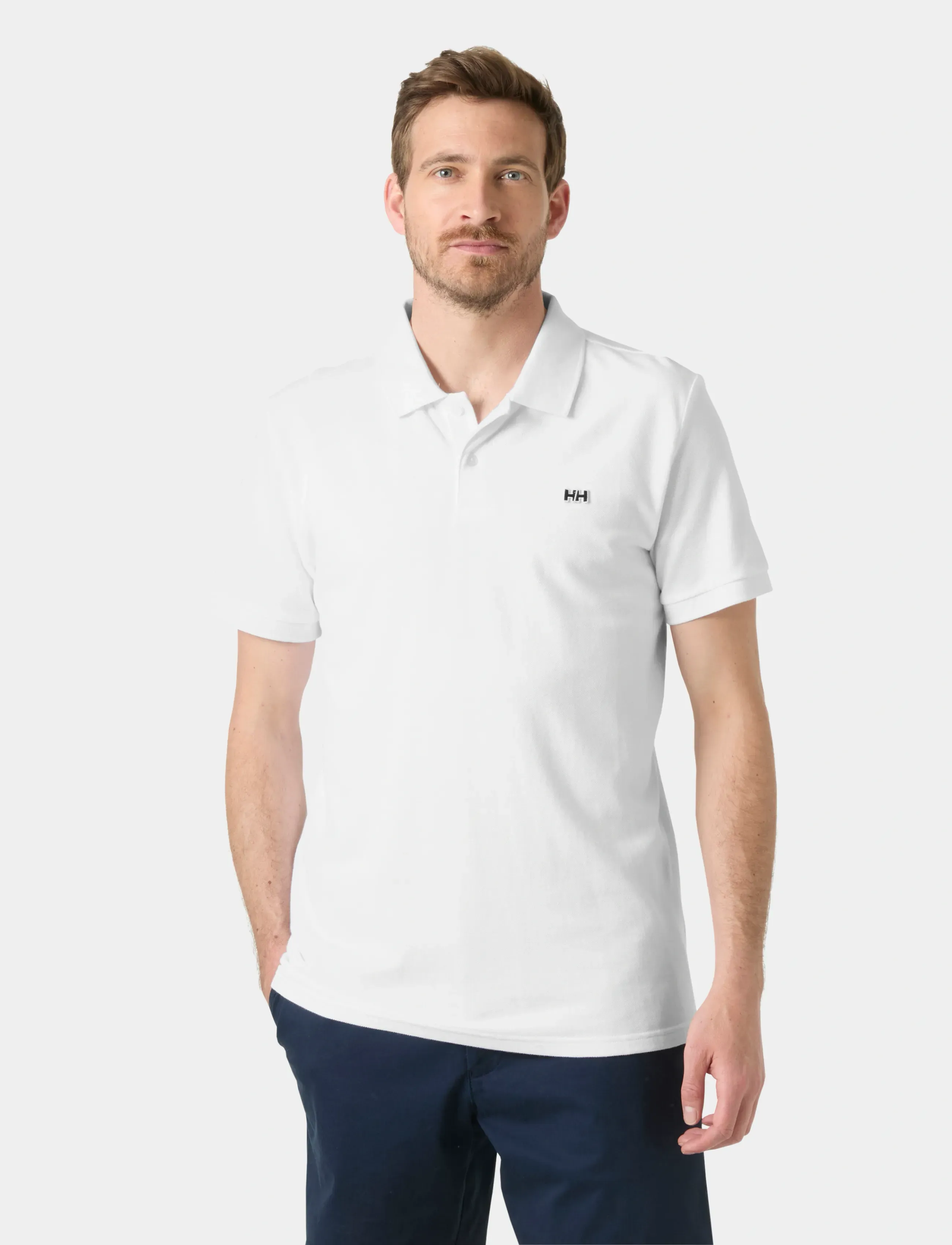 Helly Hansen Hudson Polo, Mænd, Poloshirt, Hvid, Str: S