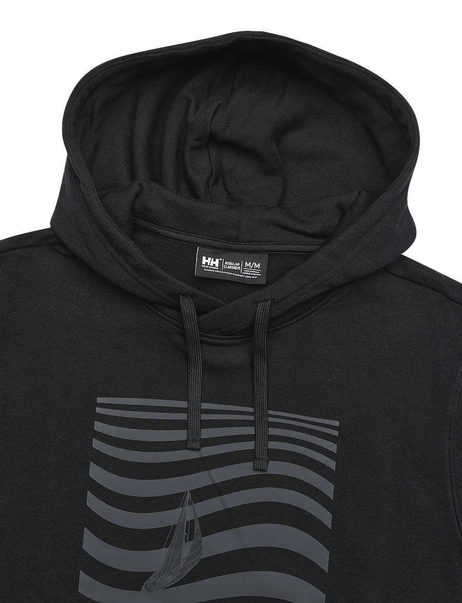 Helly Hansen - SHORELINE HOODIE - sweatshirts - black - 2