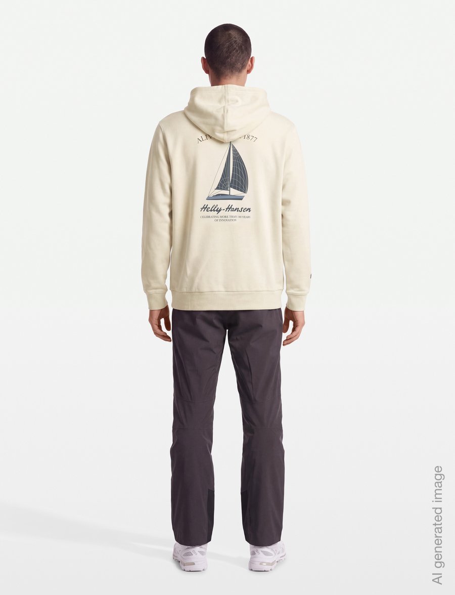 Helly Hansen - SHORELINE HOODIE - huvtröjor - cream - 4