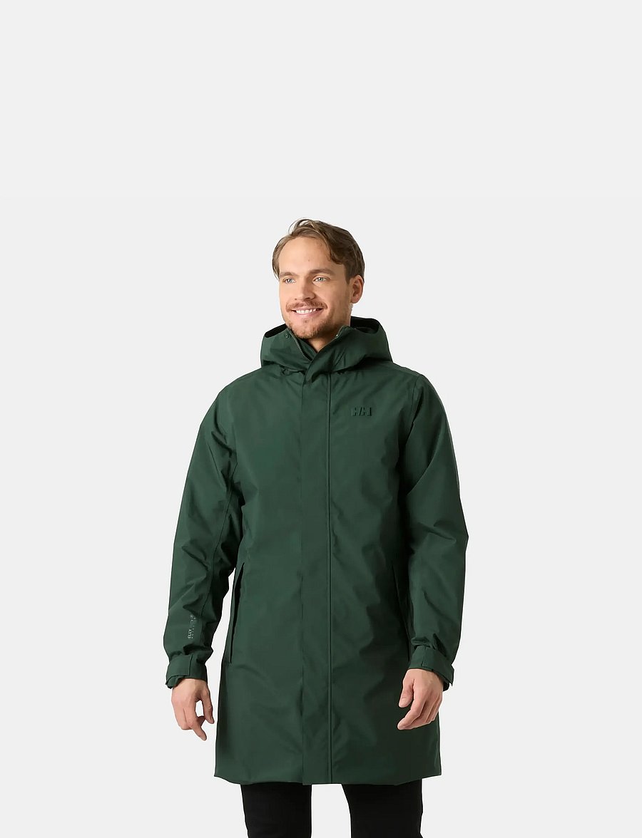 Helly Hansen - BRUSSEL INS RAIN COAT - outdoor - dark jungle - 0