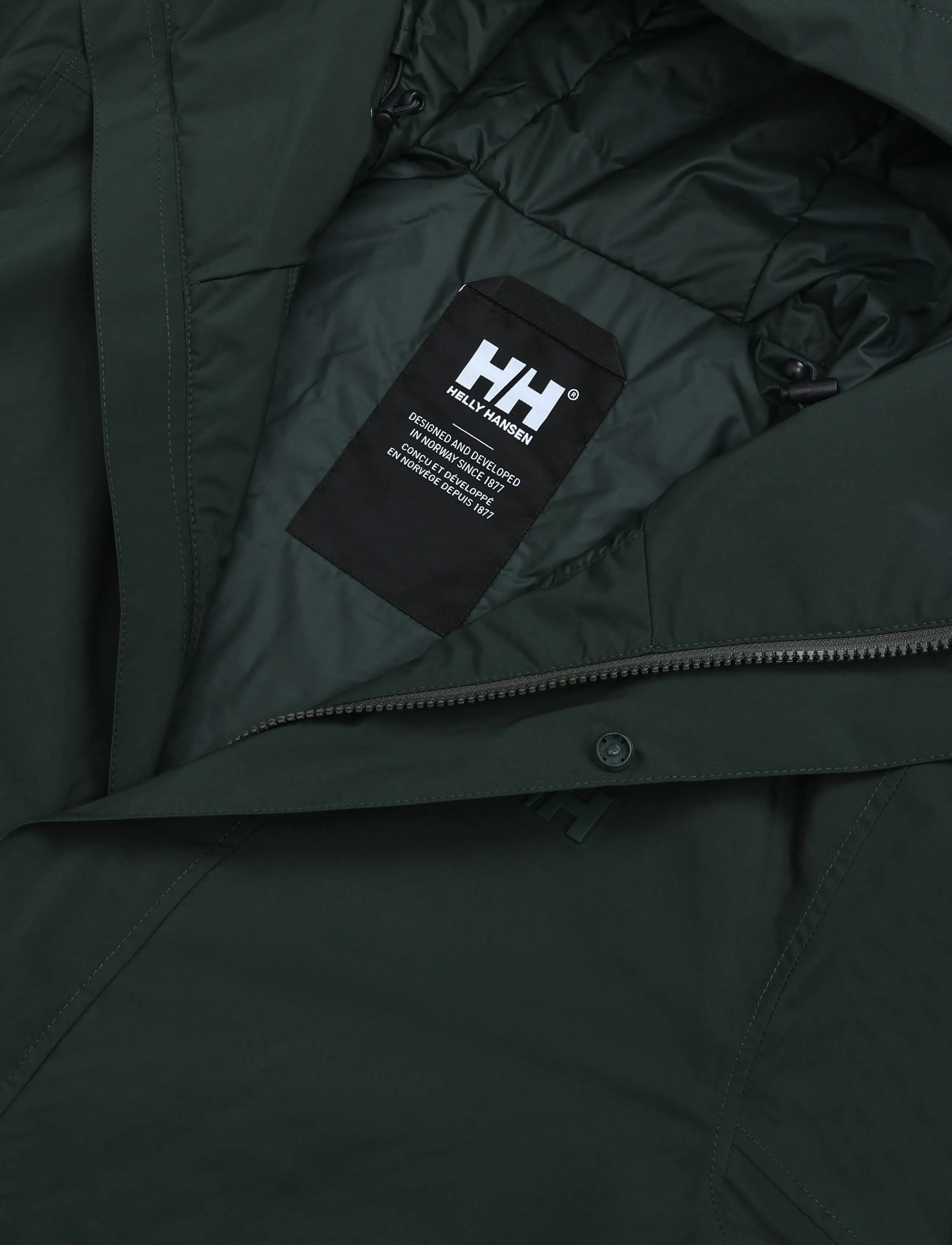 Helly Hansen - BRUSSEL INS RAIN COAT - outdoor - dark jungle - 2