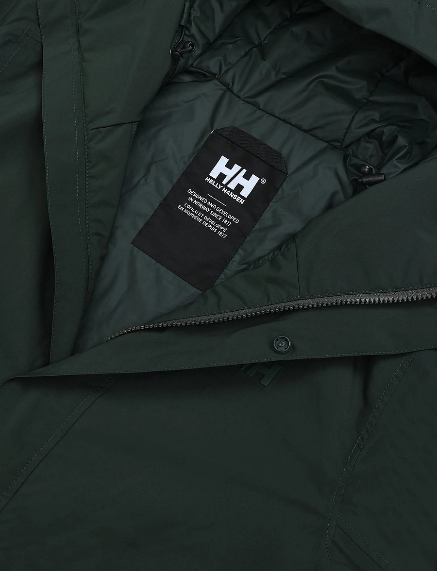 Helly Hansen - BRUSSEL INS RAIN COAT - outdoor - dark jungle - 2