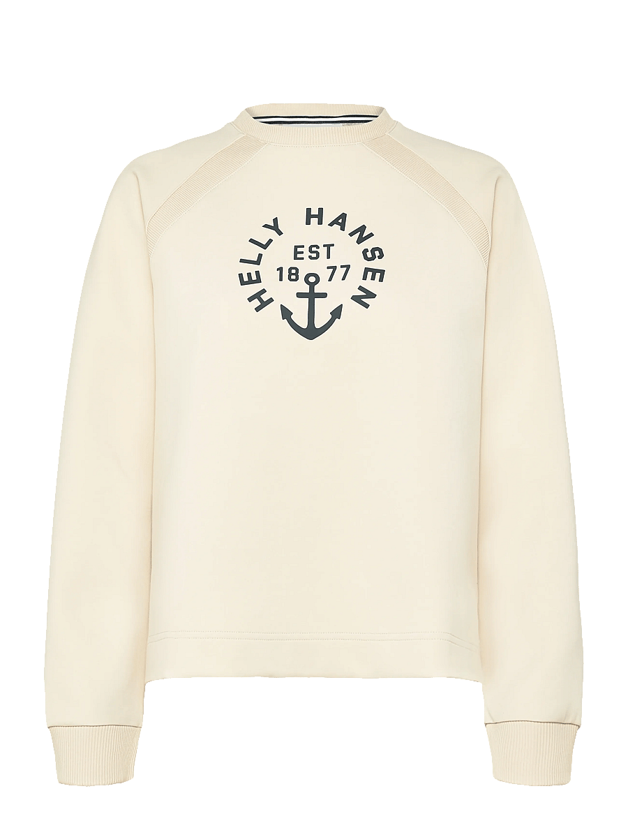 Helly Hansen - W CAPRI SWEATSHIRT - sporta džemperi - cream - 1