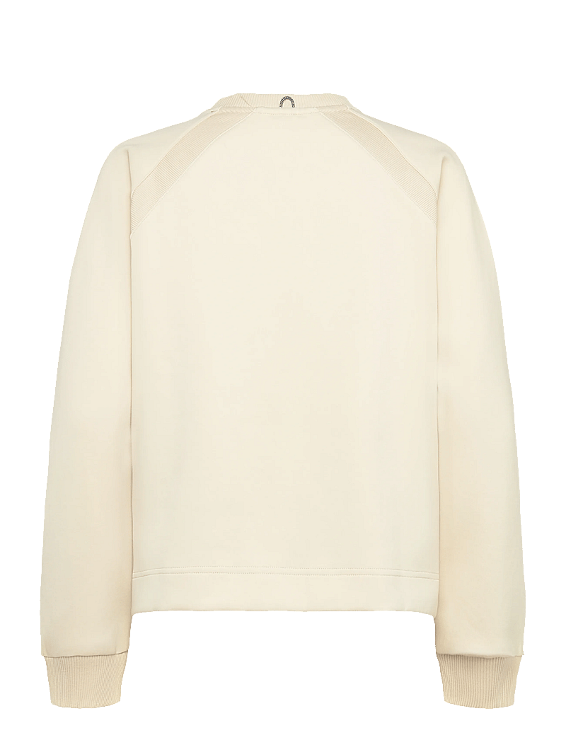 Helly Hansen - W CAPRI GRAPHIC SWEATER - Överdelar - cream - 2