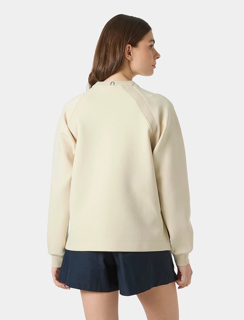 Helly Hansen - W CAPRI GRAPHIC SWEATER - Överdelar - cream - 5