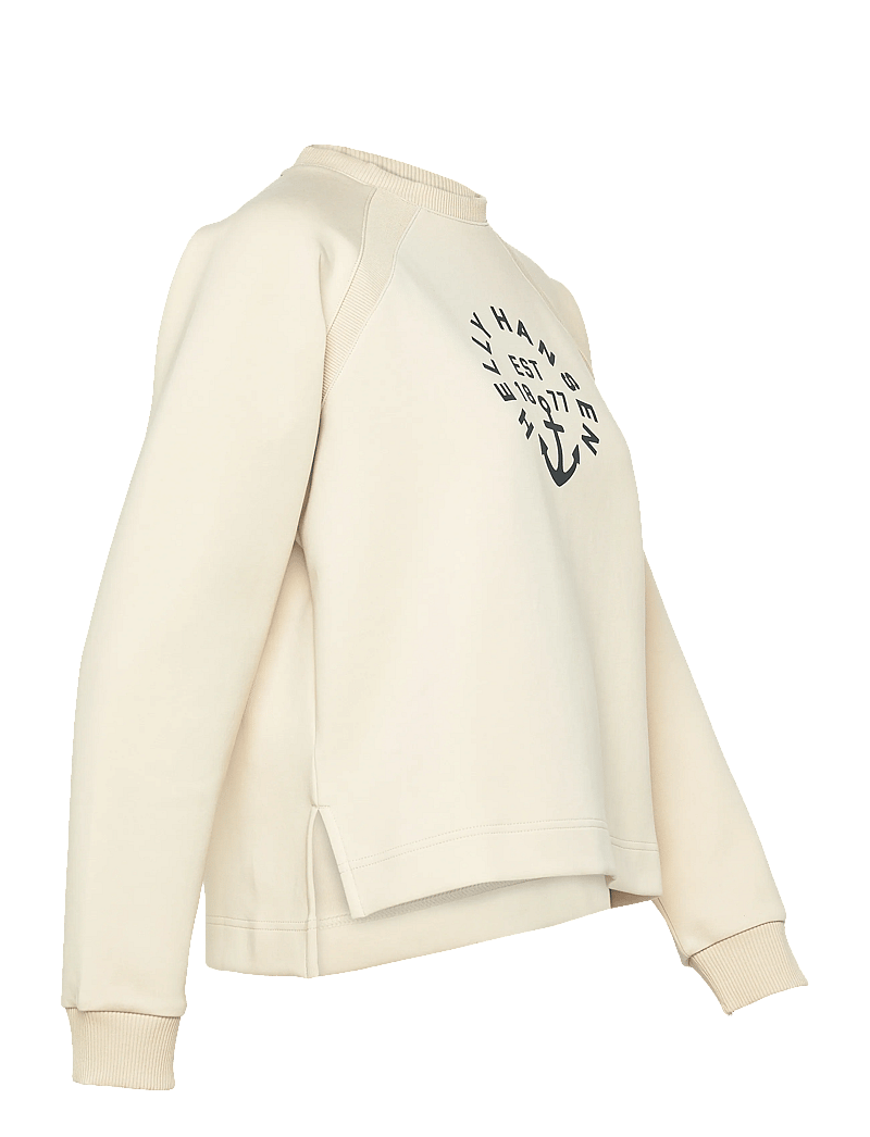 Helly Hansen - W CAPRI GRAPHIC SWEATER - Överdelar - cream - 3