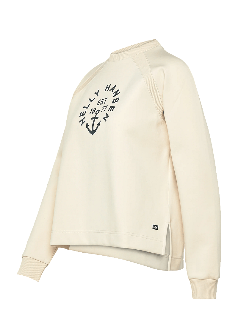 Helly Hansen - W CAPRI GRAPHIC SWEATER - Överdelar - cream - 4