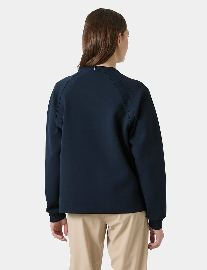 Helly Hansen - W CAPRI GRAPHIC SWEATER - dressipluusid - navy - 5