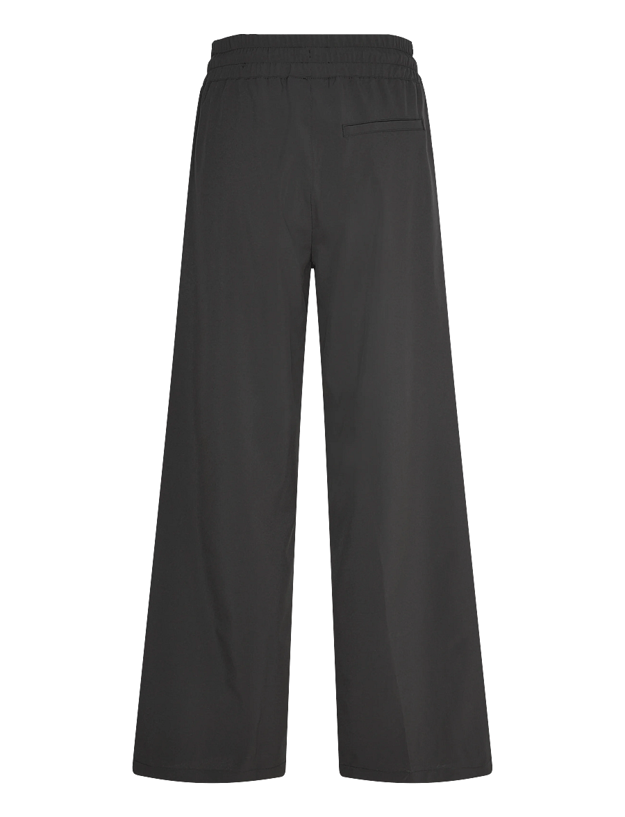Helly Hansen - W THALIA WIDE PANT - casual byxor - black - 2