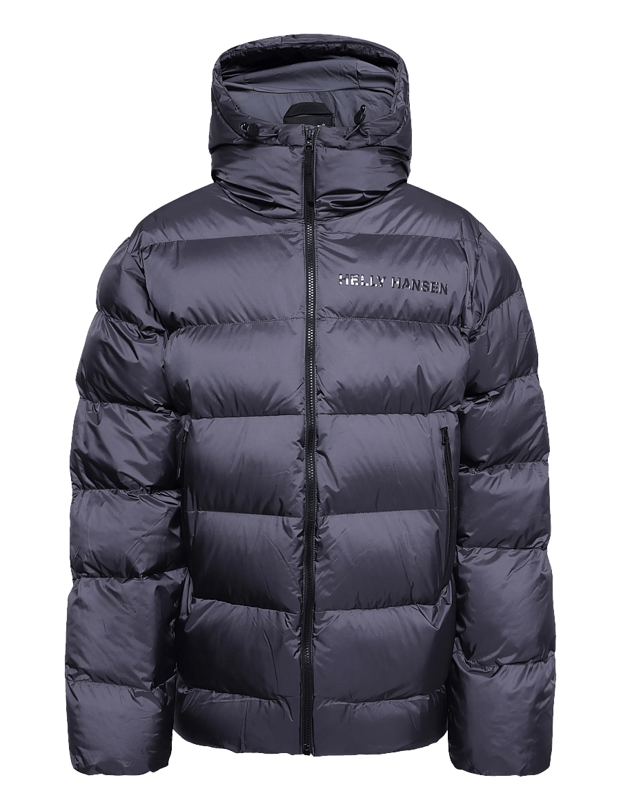 Helly Hansen - STRIDE PUFFY PARKA - parkas - thunder grey - 1
