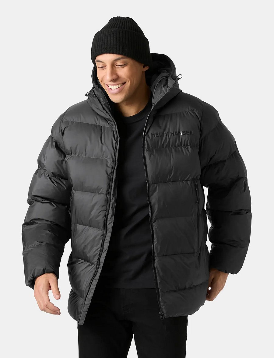 Helly Hansen - STRIDE PUFFY PARKA - parkas - thunder grey - 0