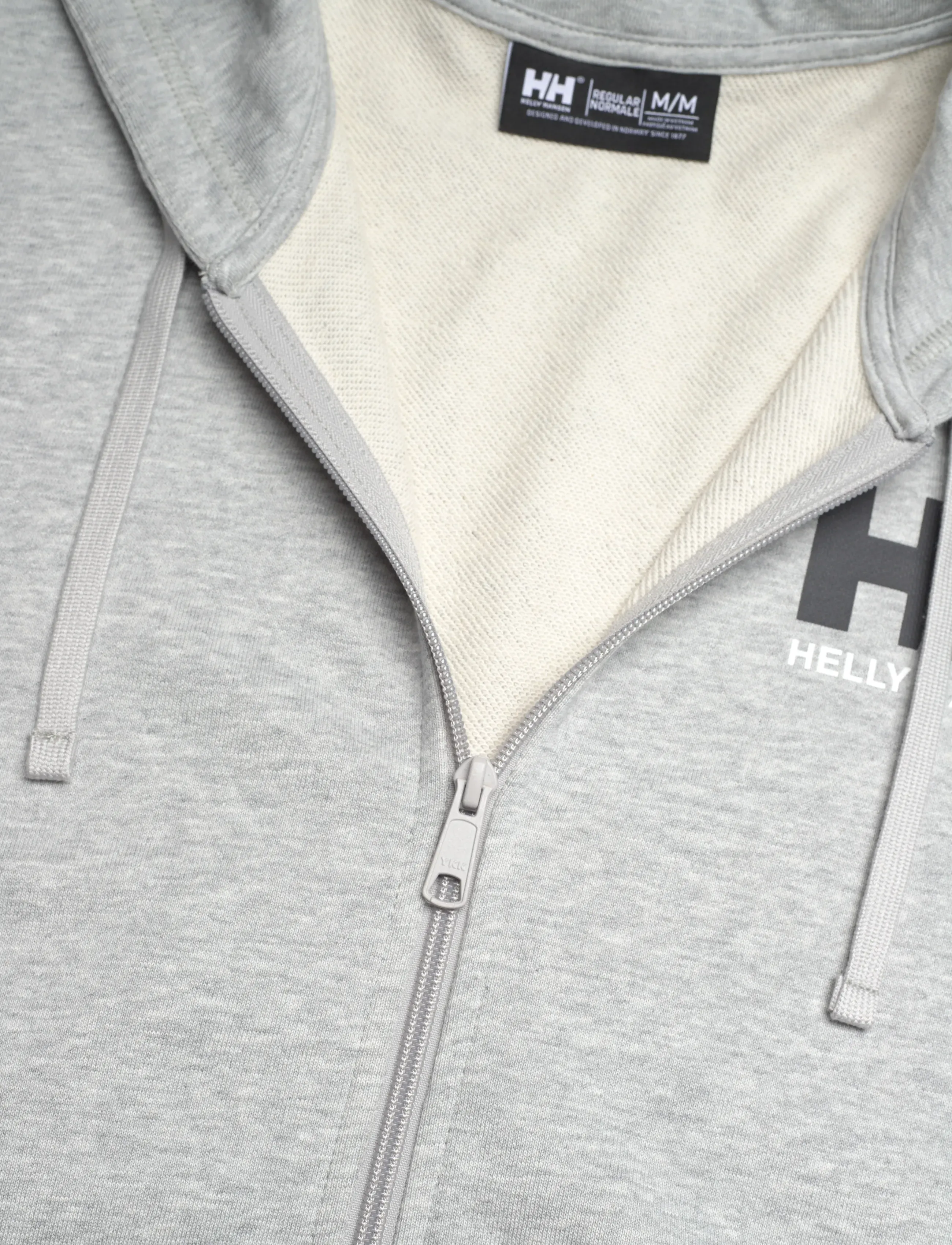 Helly Hansen - HH LOGO FZ HOODIE - grey melange - 2