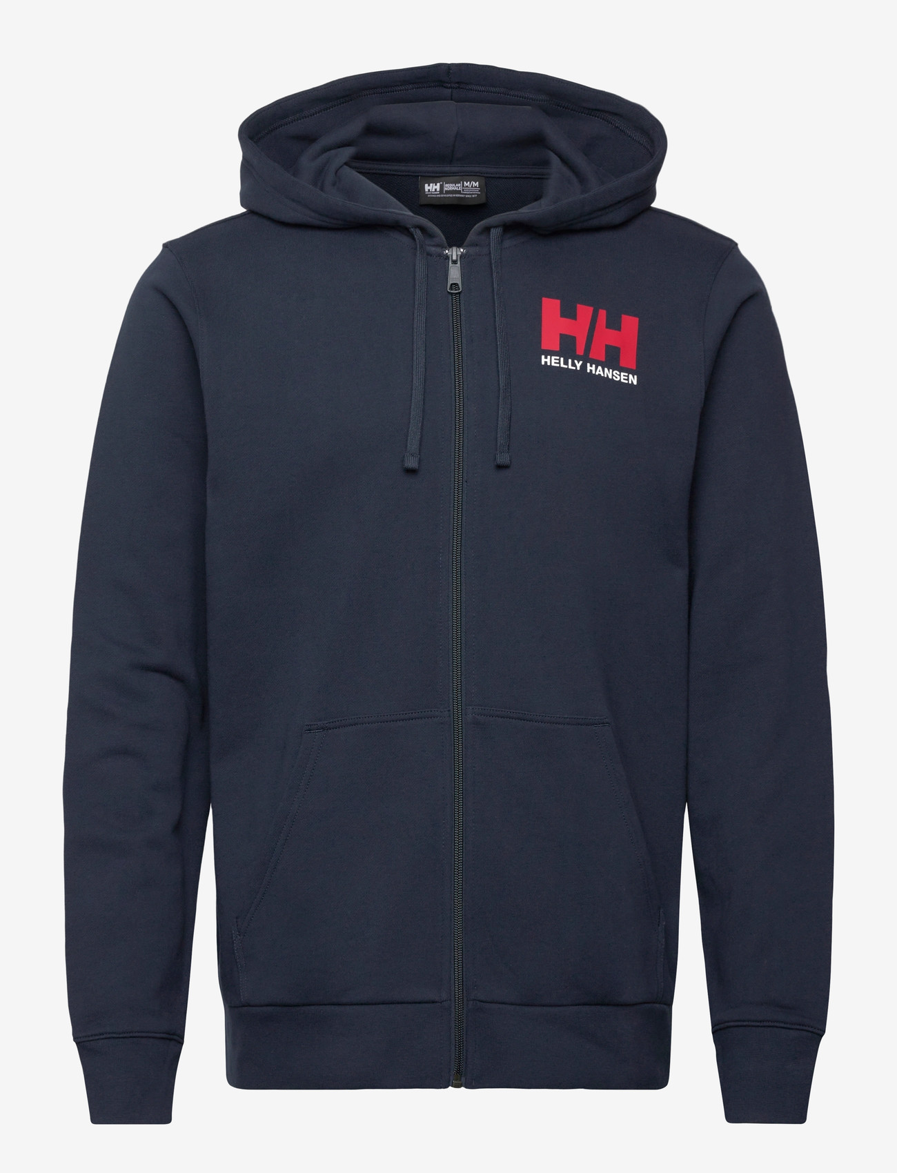 Helly Hansen - HH LOGO FZ HOODIE - huvtröjor - navy - 0
