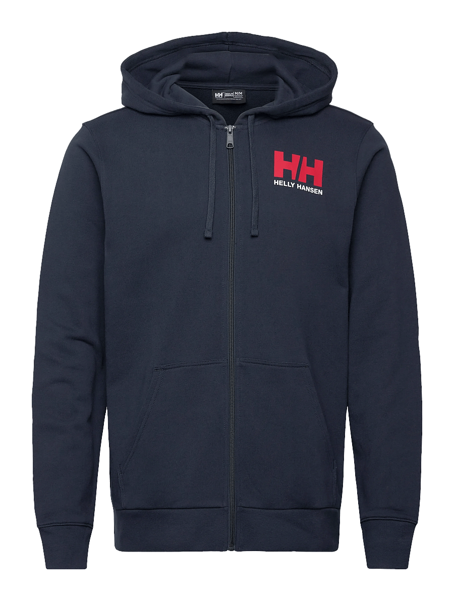 Helly Hansen - HH LOGO FZ HOODIE - oberteile - navy - 0