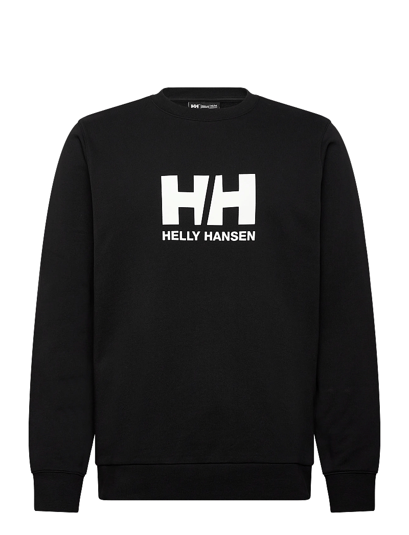 Helly Hansen - HH LOGO CREW SWEATSHIRT - Överdelar - black - 0