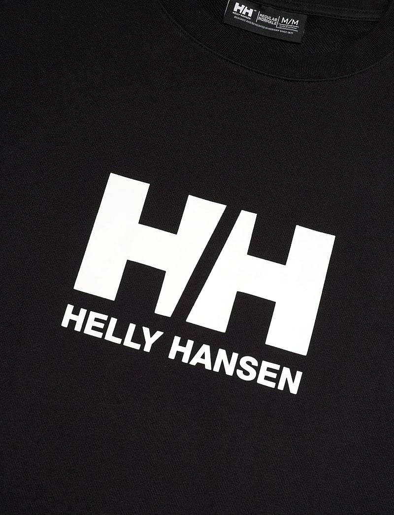 Helly Hansen - HH LOGO CREW SWEATSHIRT - Överdelar - black - 2