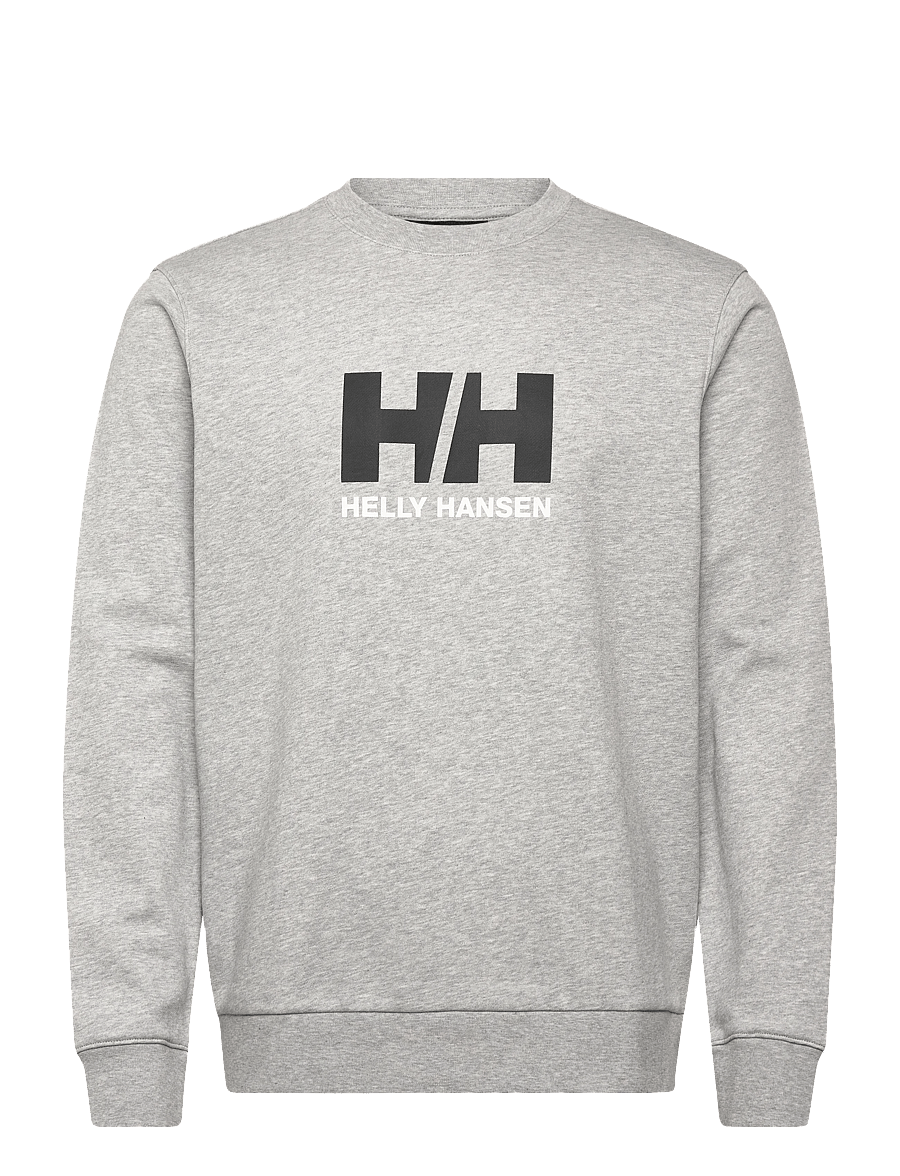 Helly Hansen - HH LOGO CREW SWEATSHIRT - overdele - grey melange - 0