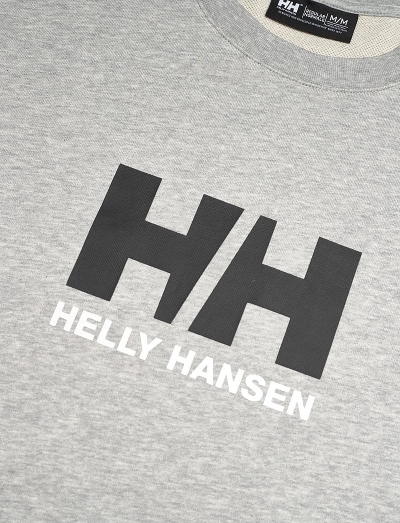 Helly Hansen - HH LOGO CREW SWEATSHIRT - kläder - grey melange - 2