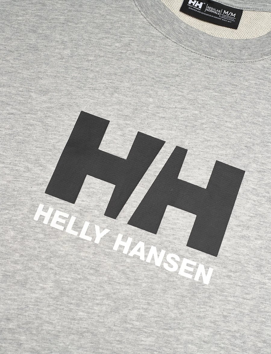 Helly Hansen - HH LOGO CREW SWEATSHIRT - overdele - grey melange - 2