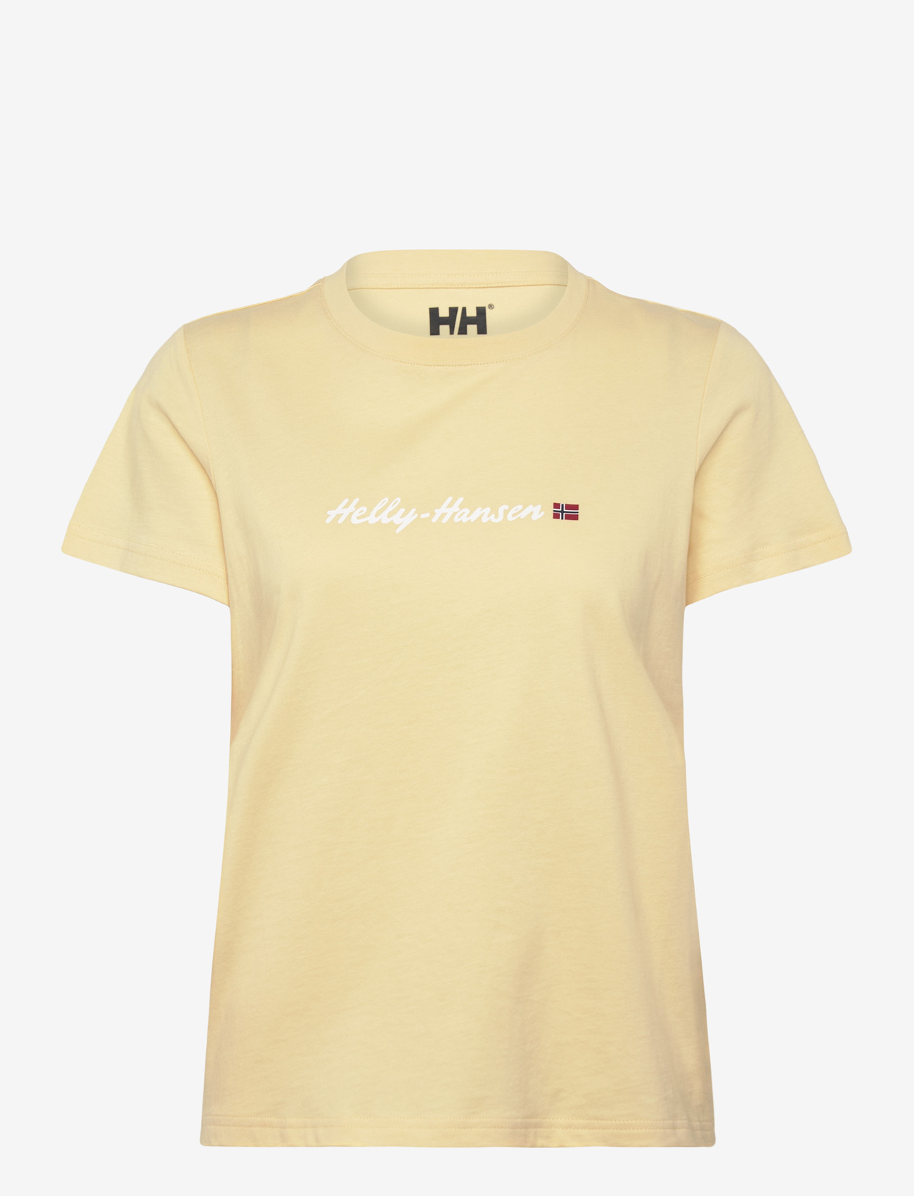 Helly Hansen - W CORE GRAPHIC T-SHIRT 2.0 - t-shirts - yellow crea - 0