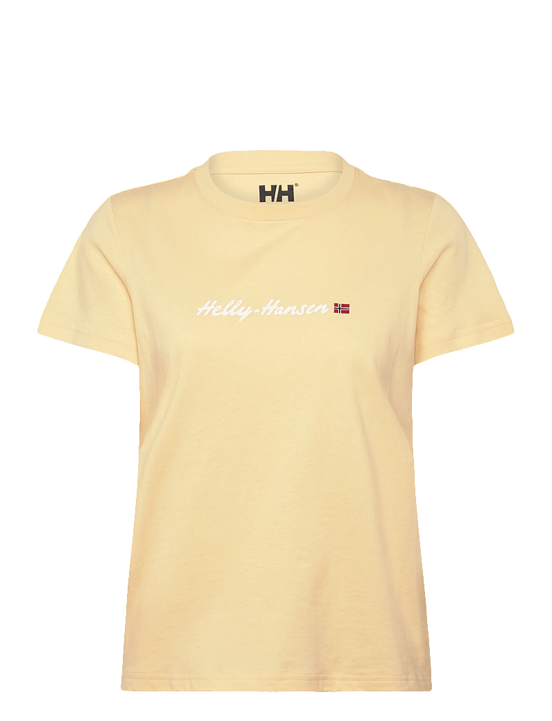 Helly Hansen - W CORE GRAPHIC T-SHIRT 2.0 - t-shirts - yellow crea - 0
