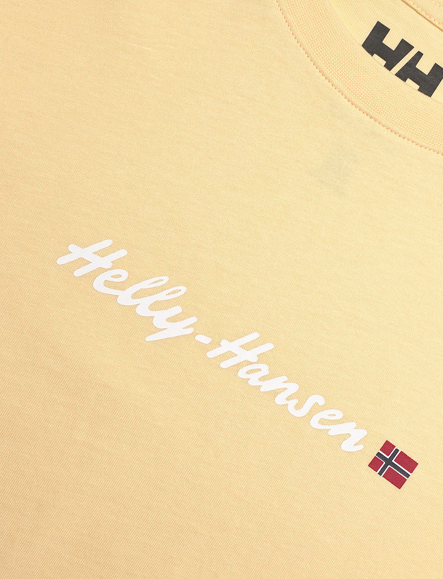Helly Hansen - W CORE GRAPHIC T-SHIRT 2.0 - t-shirts - yellow crea - 2