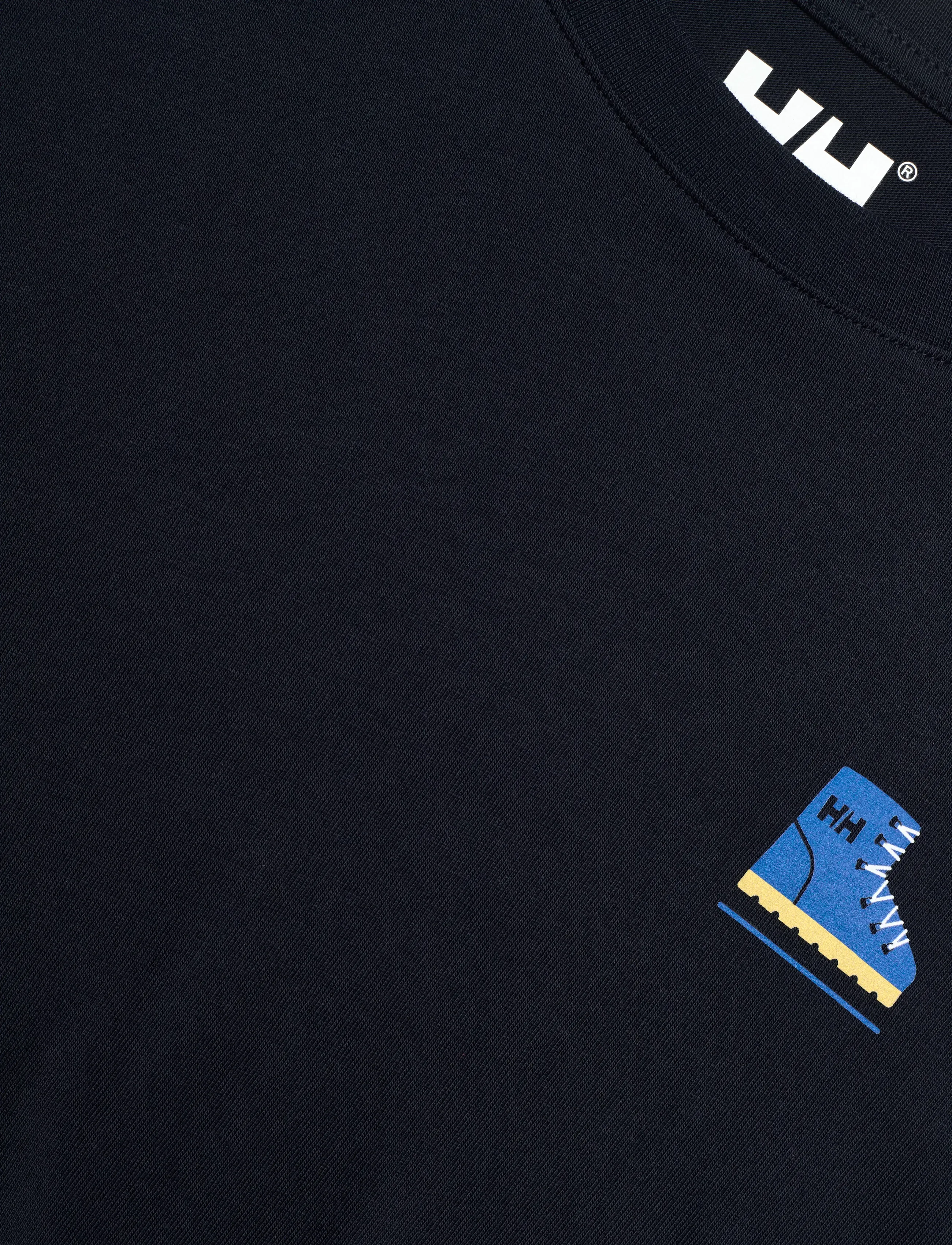 Helly Hansen - W MASSIF GRAPHIC T-SHIRT - t-shirts - navy - 2