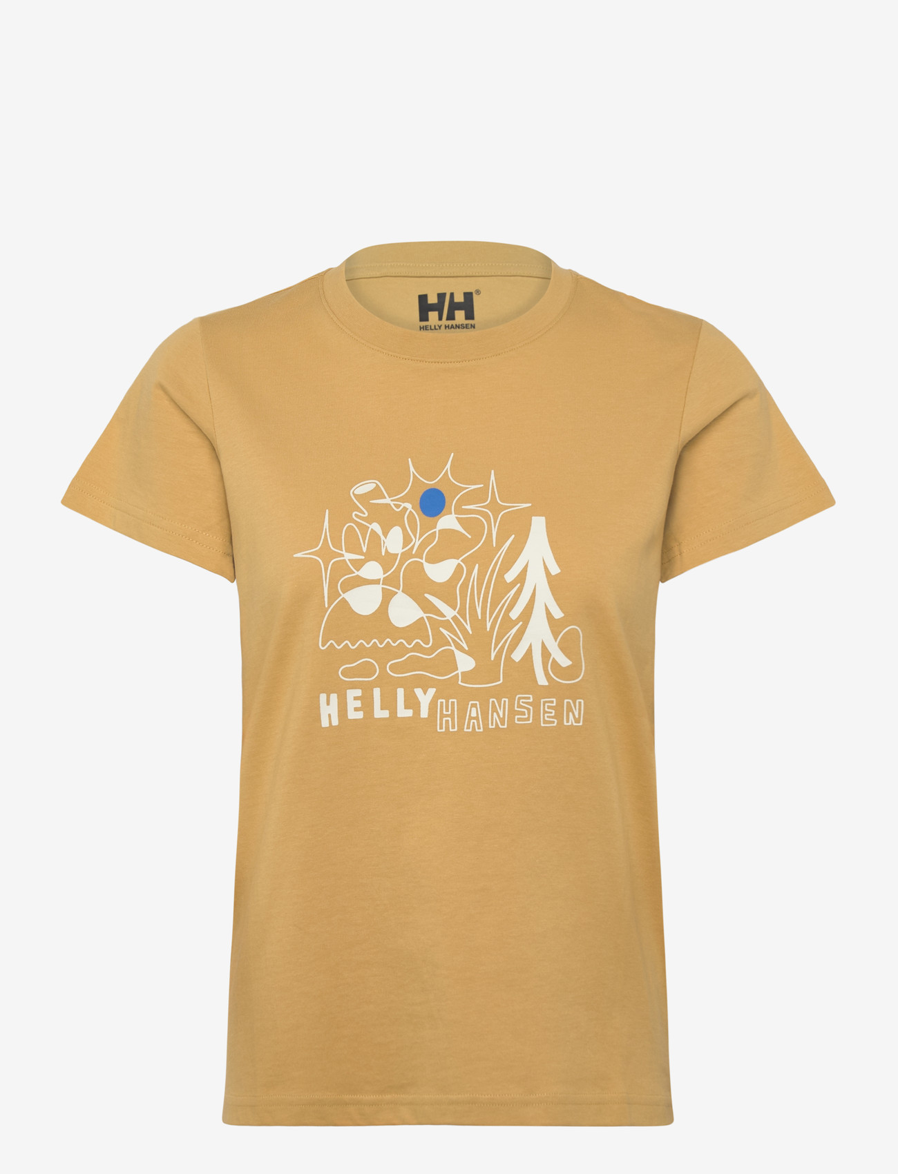 Helly Hansen - W MASSIF GRAPHIC T-SHIRT - t-shirts - sand - 0