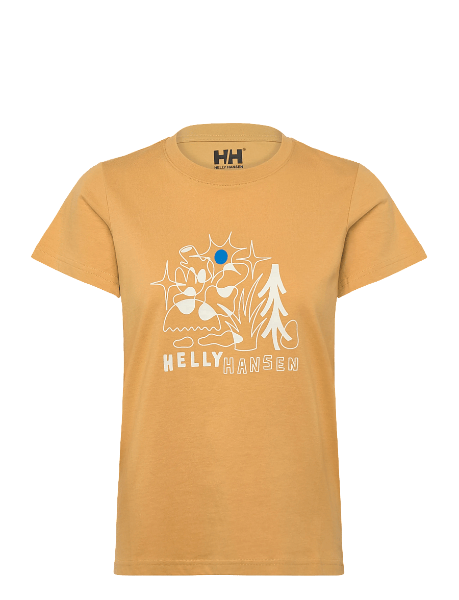 Helly Hansen - W MASSIF GRAPHIC T-SHIRT - t-shirts - sand - 0